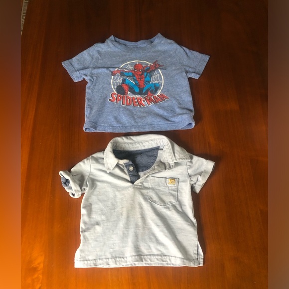 BIG Bundle - 15 Short-Sleeved Shirts / 3 Rompers / 2 Overall Sets / 1 Hoodie - Picture 8 of 15